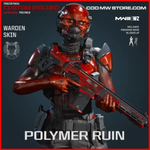 Polymer Ruin Warden Skin in Warzone and MW3 Custom Molded Ultra Skin Pro Pack