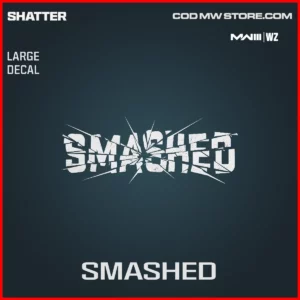Smashed Large Decal in Warzone and MW3 Shatter Bundle