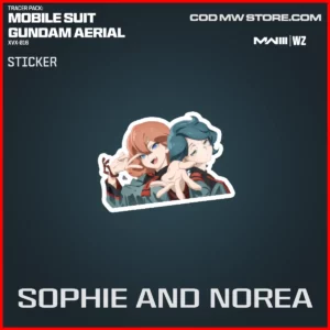 Sophie And Norea Sticker in Warzone and MW3 Mobile Suit Gundam Aerial XVX-016 Bundle