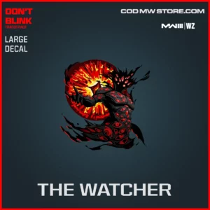 The Watcher Large Decal in Warzone and MW3 Don't Blink Bundle