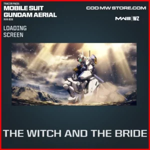 The Witch And The Bride Loading Screen in Warzone and MW3 Mobile Suit Gundam Aerial XVX-016 Bundle