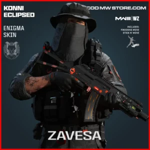 Zavesa Enigma Skin in Warzone and MW3 Konni Eclipsed Bundle